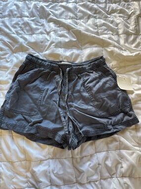 Casual Drawstring Women’s Shorts - Slate Blue